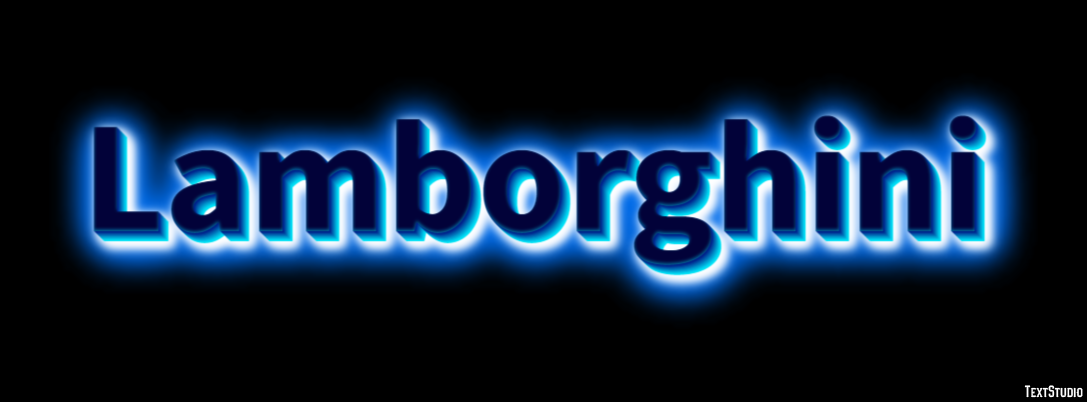 Lamborghini Text Effect
