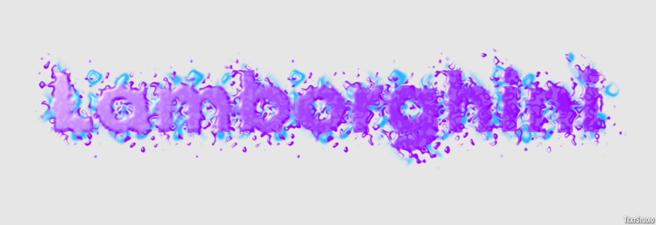 Lamborghini Text Effect