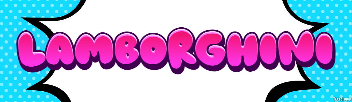 Lamborghini Text Effect