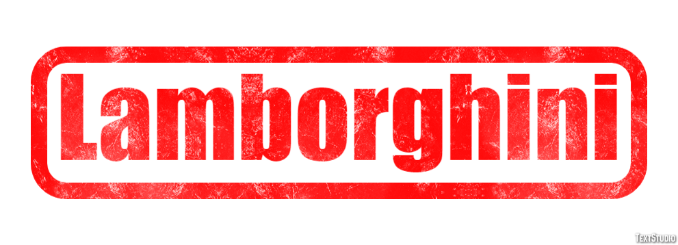Lamborghini Text Effect