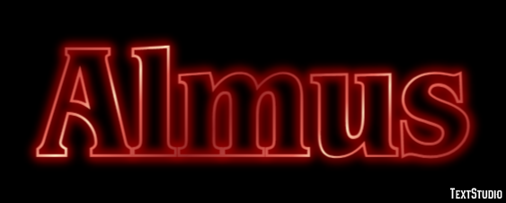 Almus Text effect
