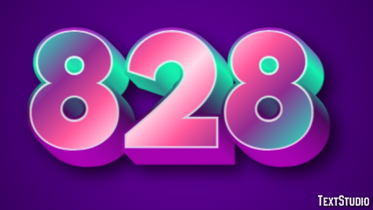 828 Texteffekt