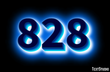 828 Texteffekt