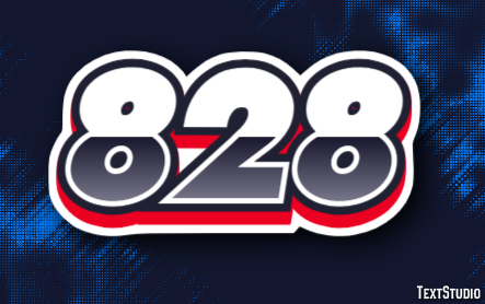 828 Texteffekt