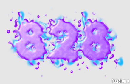 828 Texteffekt