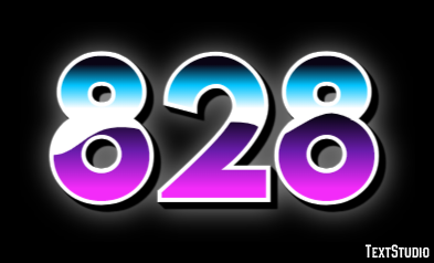 828 Texteffekt