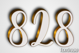 828 Texteffekt