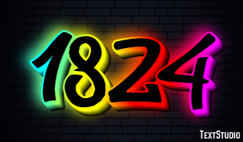 1824 Text Effect