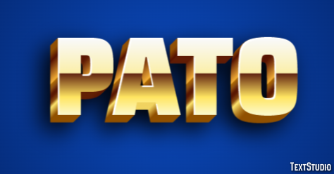 Pato Efeito de texto