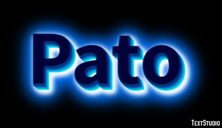 Pato Efecto de Texto