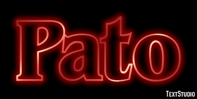 Pato Efeito de texto