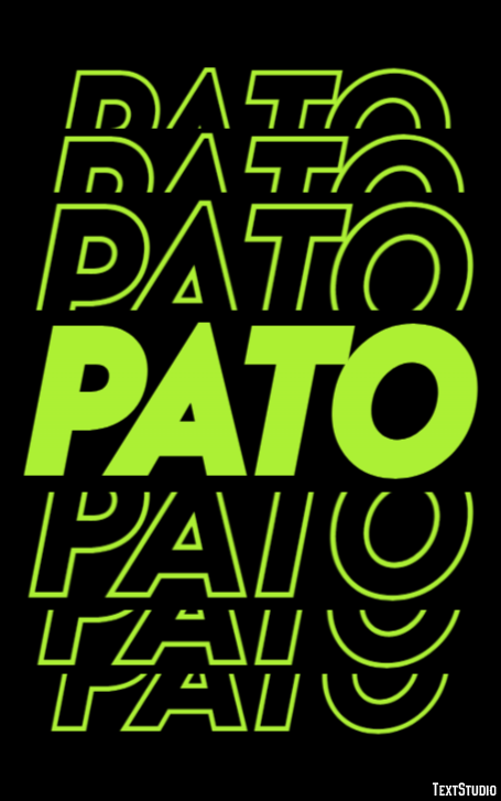 Pato Efecto de Texto