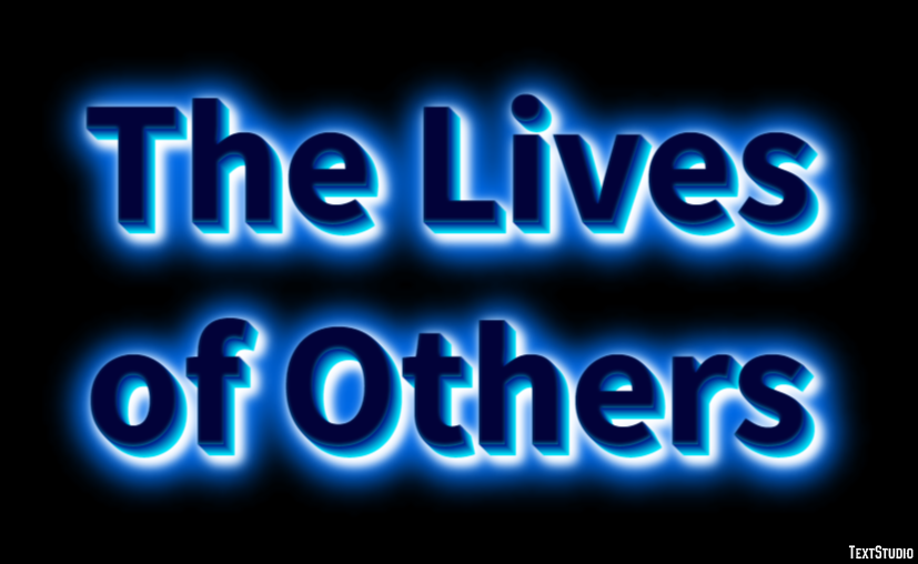 The Lives of Others Text effect