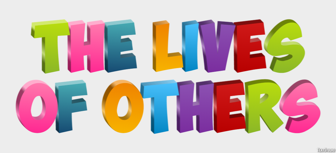 The Lives of Others Text Effect