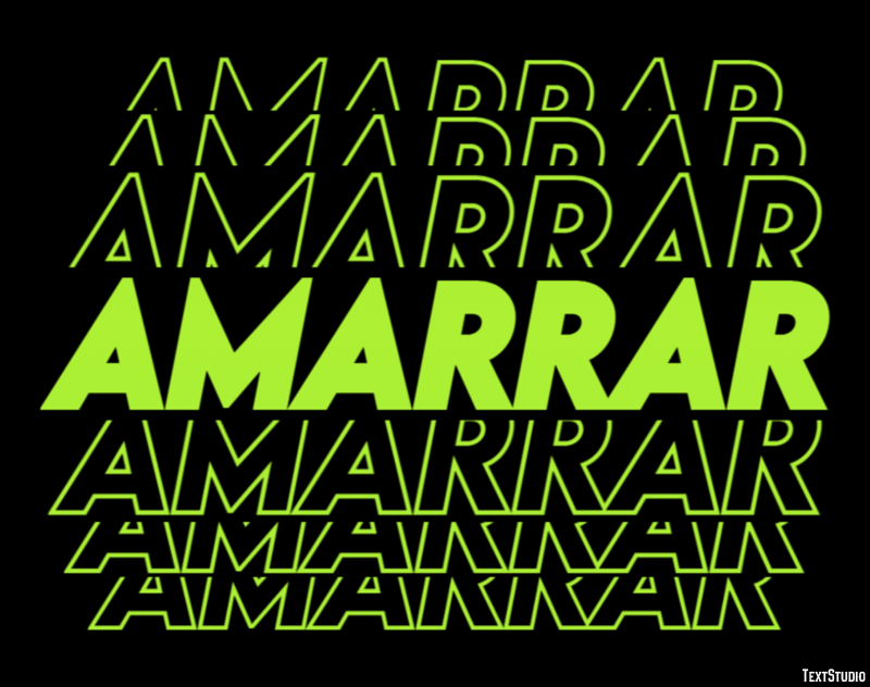 Amarrar Efeito do texto