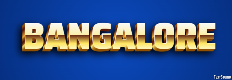Bangalore Efecto de Texto