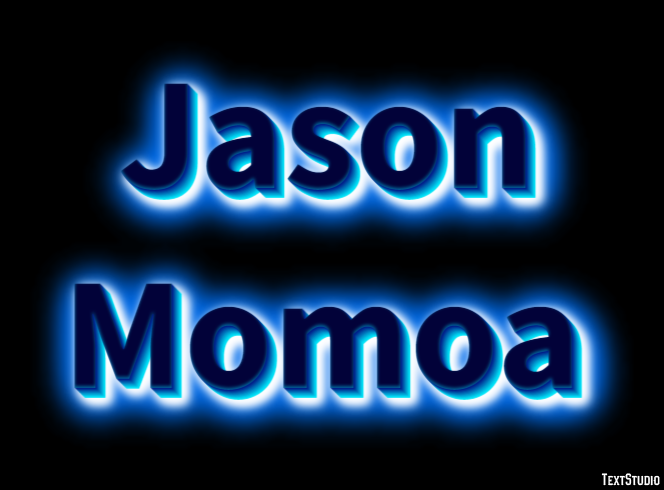 Jason Momoa Efeito de texto
