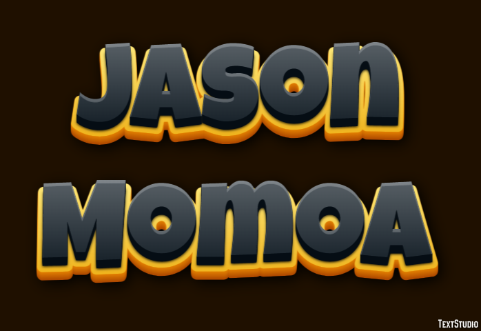 Jason Momoa Efeito de texto