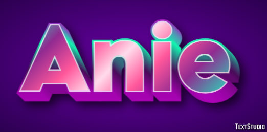 Anie Text effect