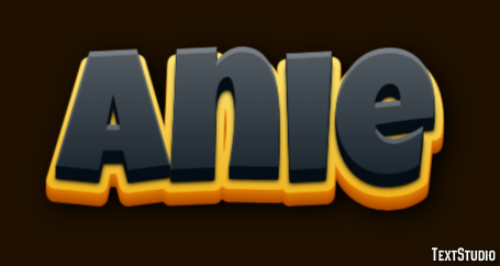 Anie Text effect