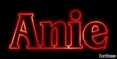 Anie Text effect