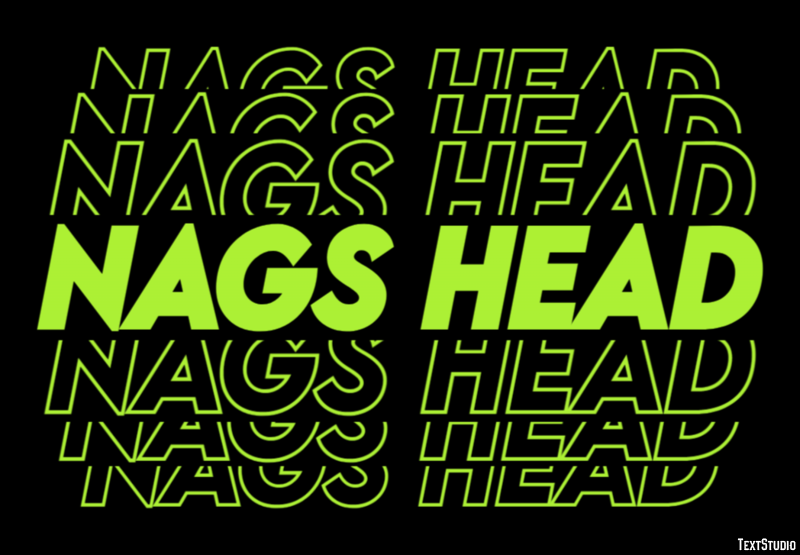 Nags Head Efekt tekstowy