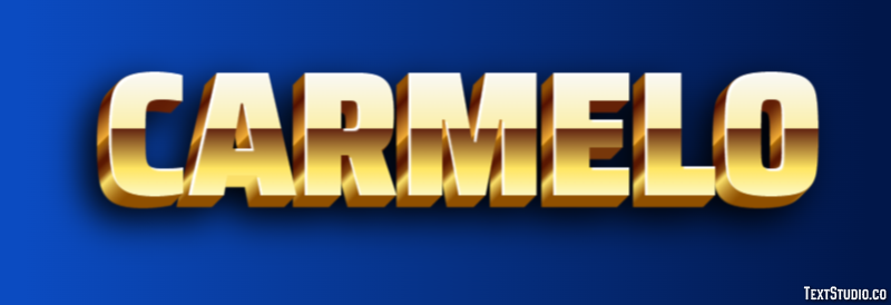 Carmelo Text Effect