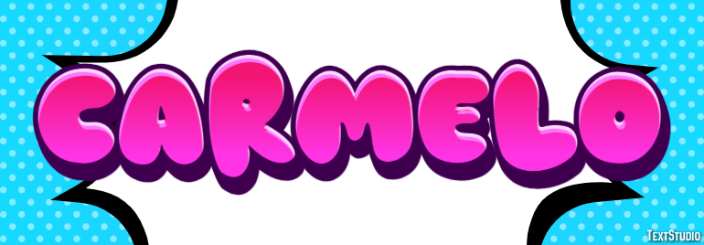 Carmelo Text effect