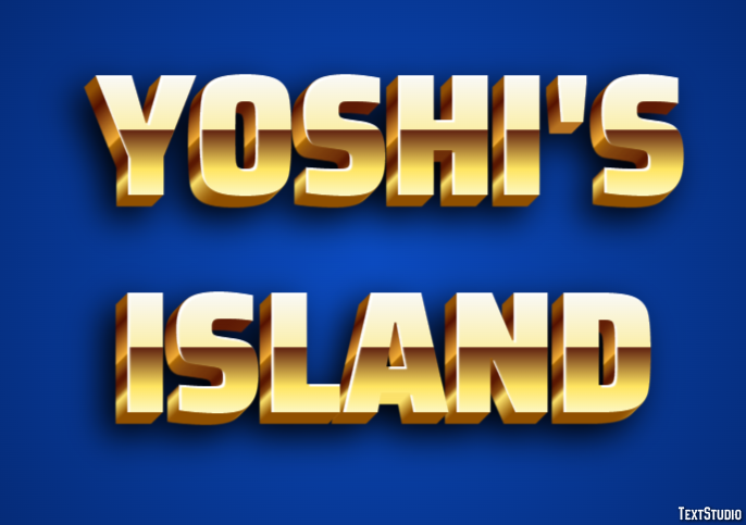 Yoshi's Island Effetto testo