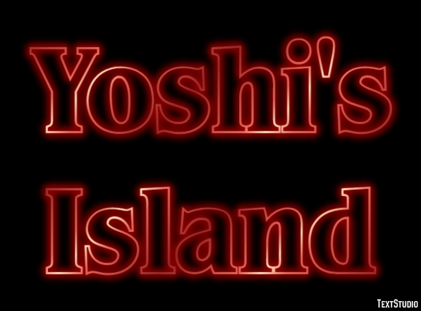 Yoshi's Island Effetto testo