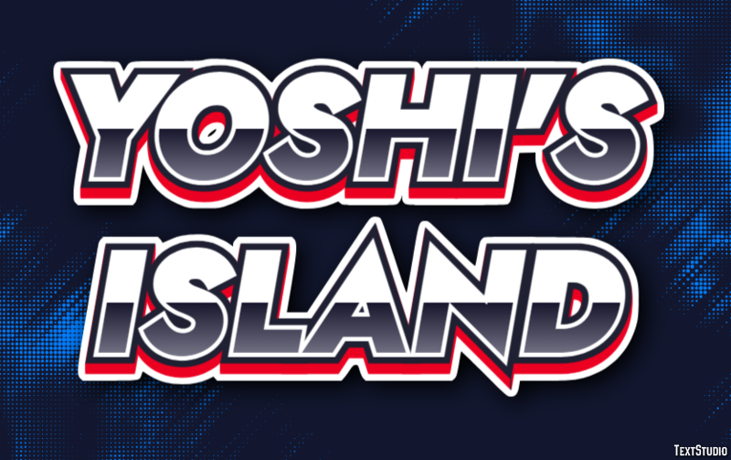 Yoshi's Island Effetto testo