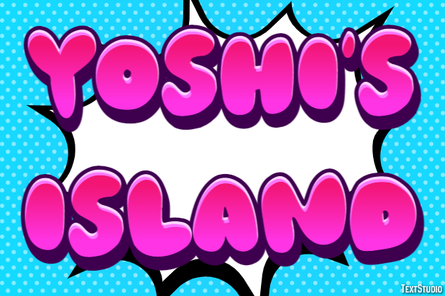 Yoshi's Island Effetto testo