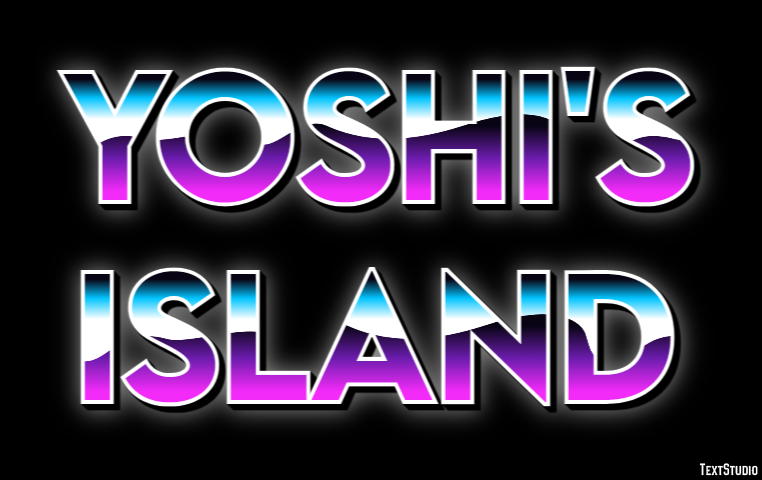 Yoshi's Island Text Effect