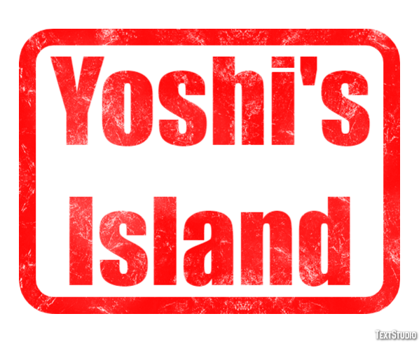 Yoshi's Island Effetto testo