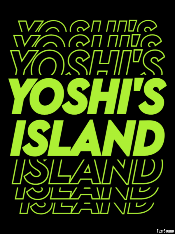 Yoshi's Island Effetto testo