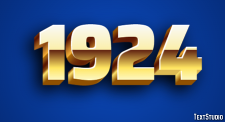1924 Text Effect