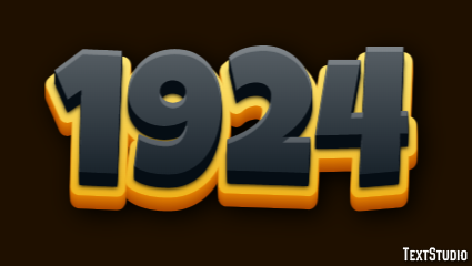 1924 Text Effect
