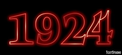 1924 テキスト効果