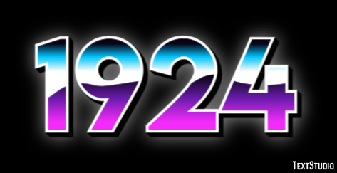 1924 Texteffekt