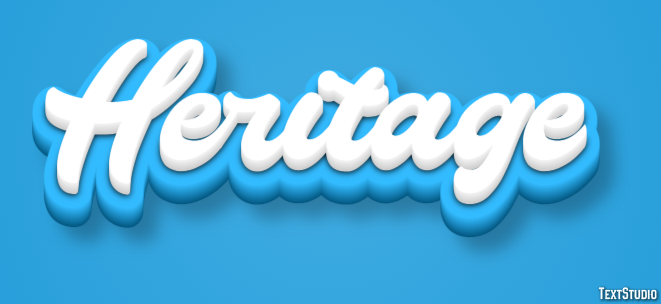 Heritage Text Effect