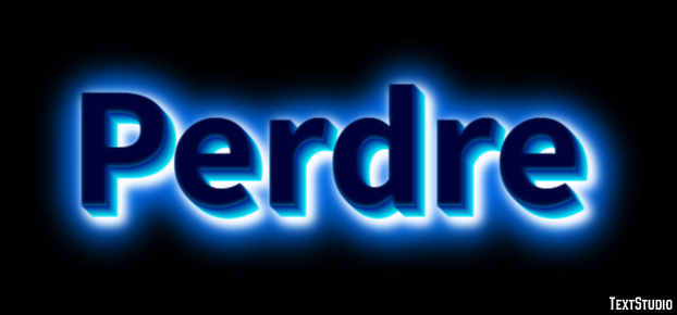 Perdre Text Effect