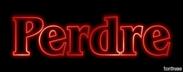 Perdre Text Effect