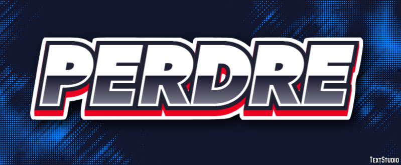 Perdre Text Effect