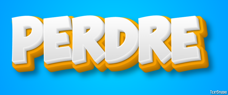 Perdre Text Effect