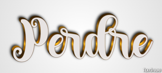 Perdre Text Effect