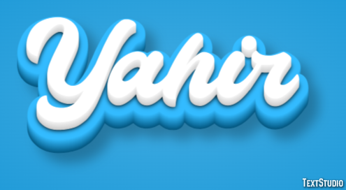 Yahir Text effect