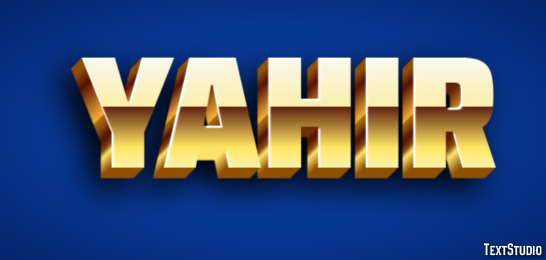Yahir テキスト効果