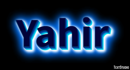 Yahir テキスト効果
