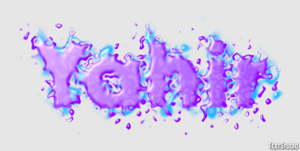 Yahir Text effect