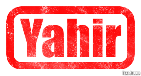 Yahir テキスト効果